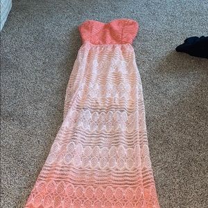 maxi dress ombré